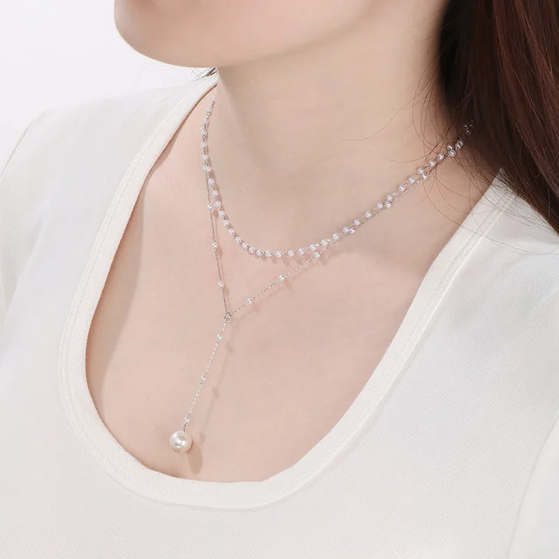 IG Style Geometric 304 Stainless Steel 18K Gold Plated Women's Double Layer Necklaces display picture 7