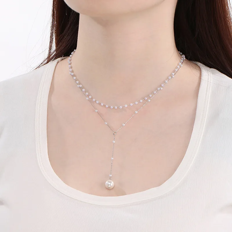 IG Style Geometric 304 Stainless Steel 18K Gold Plated Women's Double Layer Necklaces display picture 10