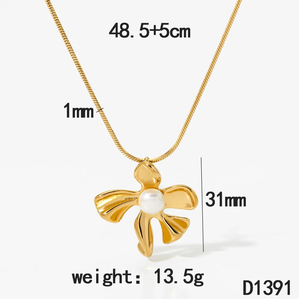 IG Style Flower 304 Stainless Steel 16K Gold Plated White Gold Plated Women's Rings Earrings Necklace display picture 12