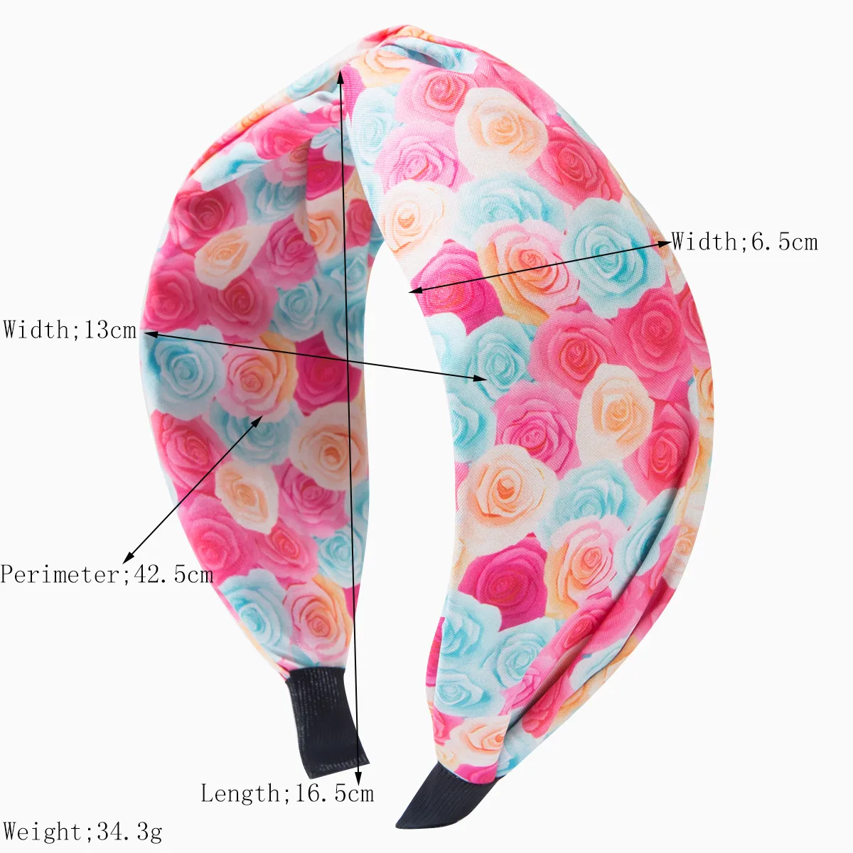 Women's Elegant Bohemian Printing Flower Cloth Hair Band display picture 1