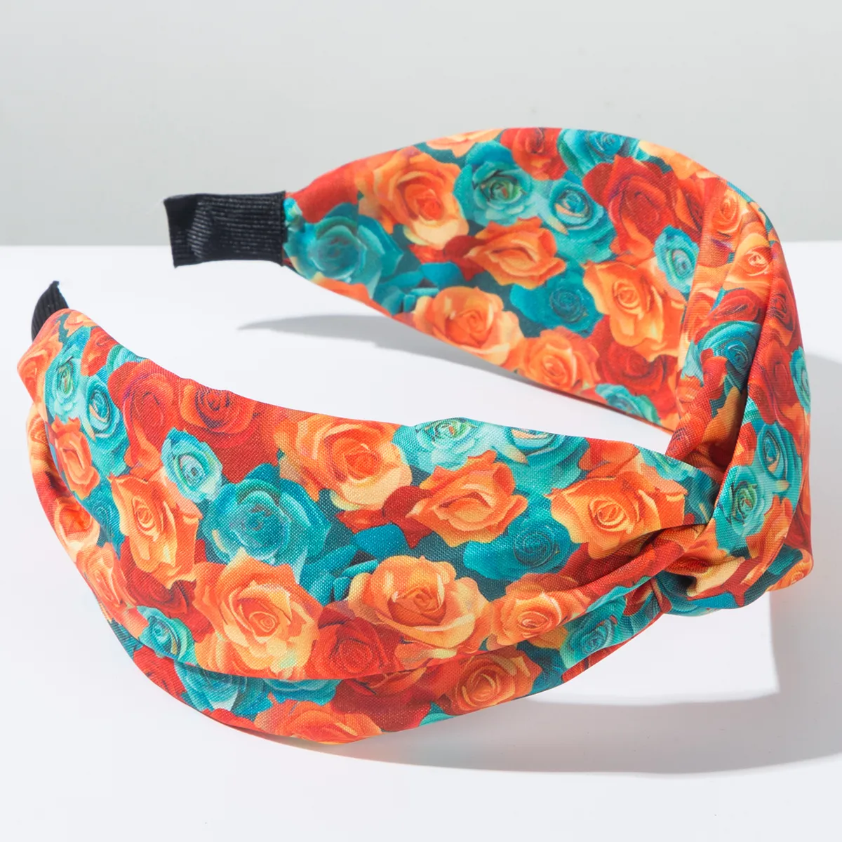Women's Elegant Bohemian Printing Flower Cloth Hair Band display picture 9