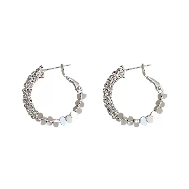 1 Pair Elegant Lady Round Plating Copper Earrings display picture 1