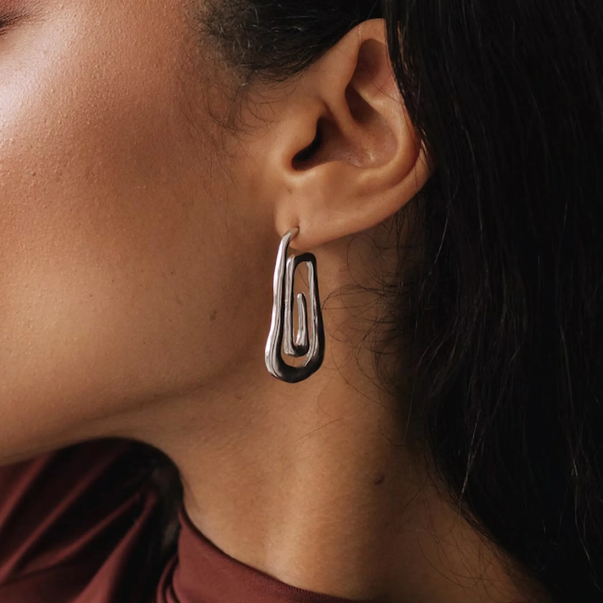 Basic Vacation Simple Style Geometric 316 Stainless Steel  Ear Studs display picture 3