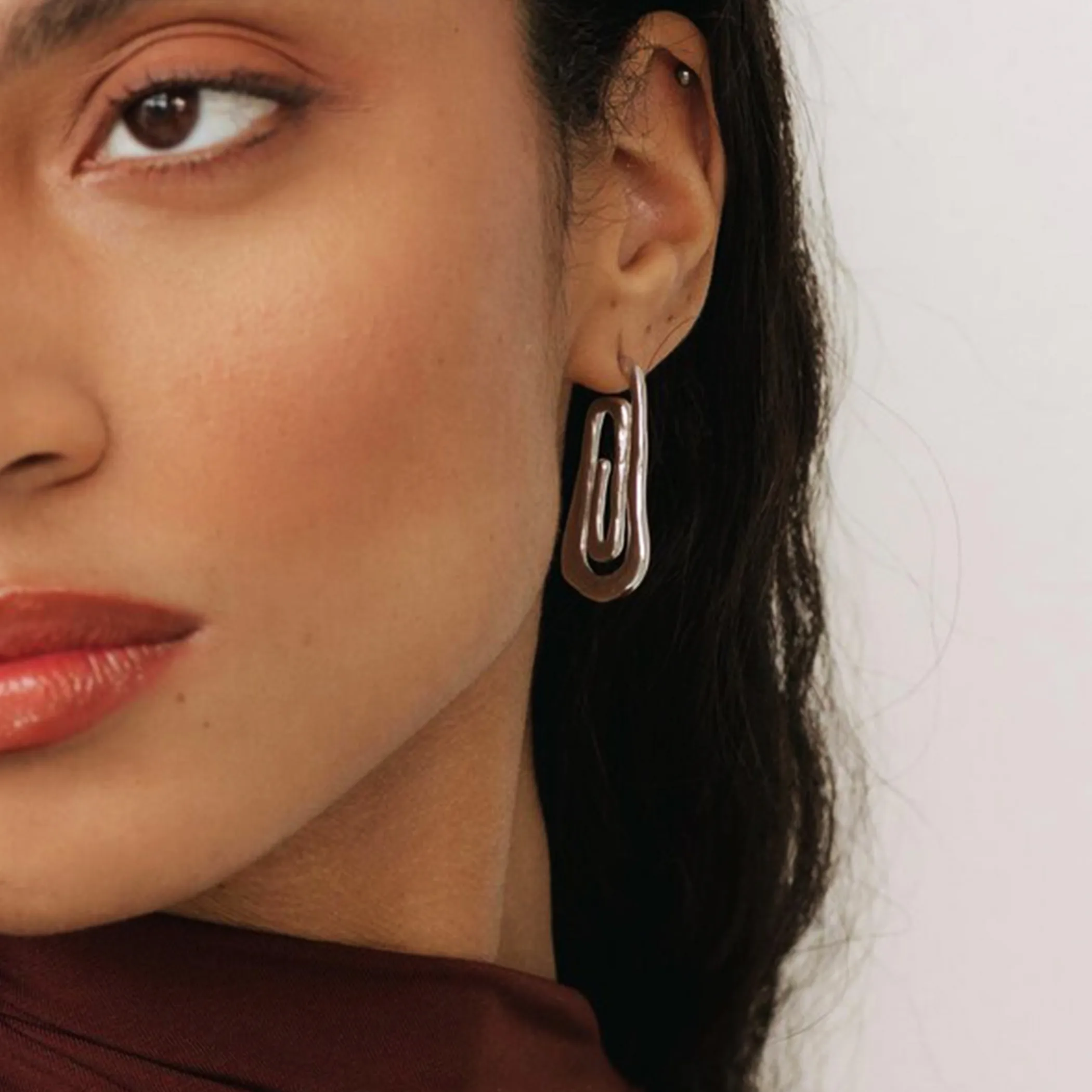 Basic Vacation Simple Style Geometric 316 Stainless Steel  Ear Studs display picture 4