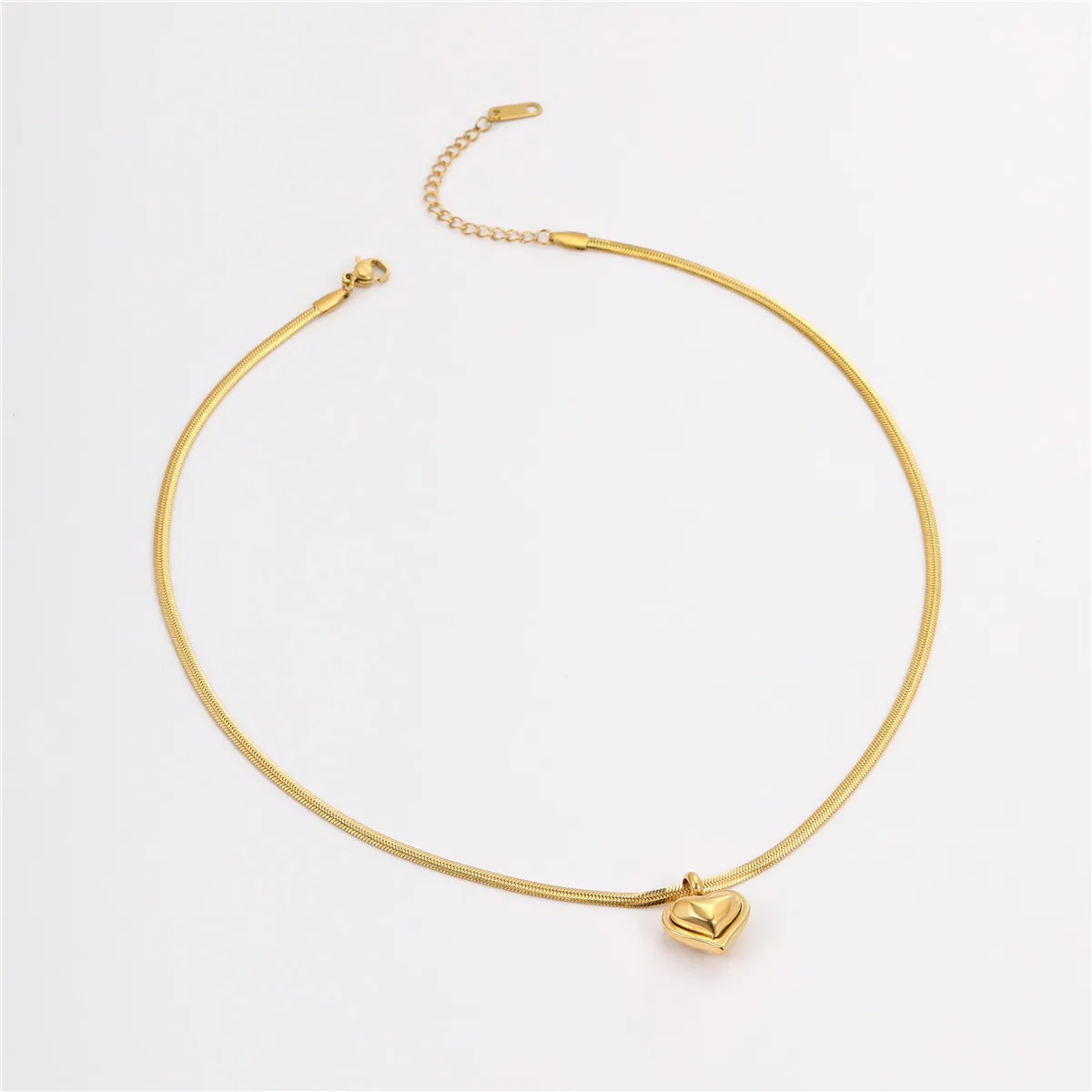 Classic Style Commute Heart Shape 304 Stainless Steel Women's Pendant Necklace Choker display picture 13