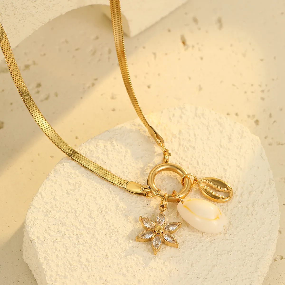 Classic Style Commute Heart Shape 304 Stainless Steel Women's Pendant Necklace Choker display picture 3