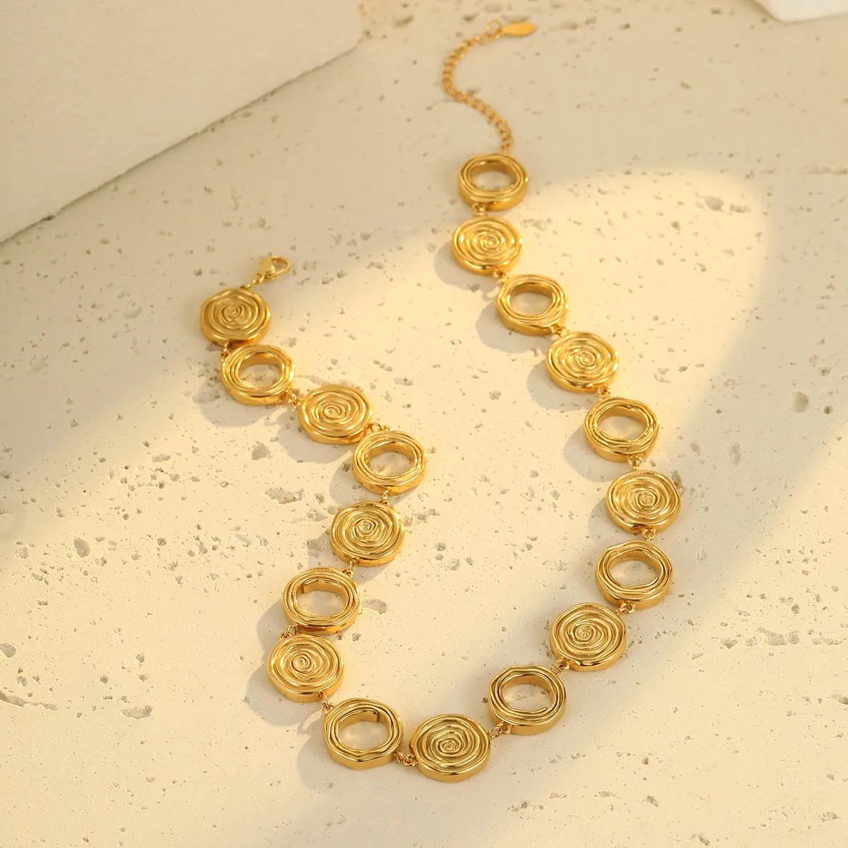 IG Style Classic Style Commute Circle 304 Stainless Steel Unisex Bracelets Necklace display picture 3
