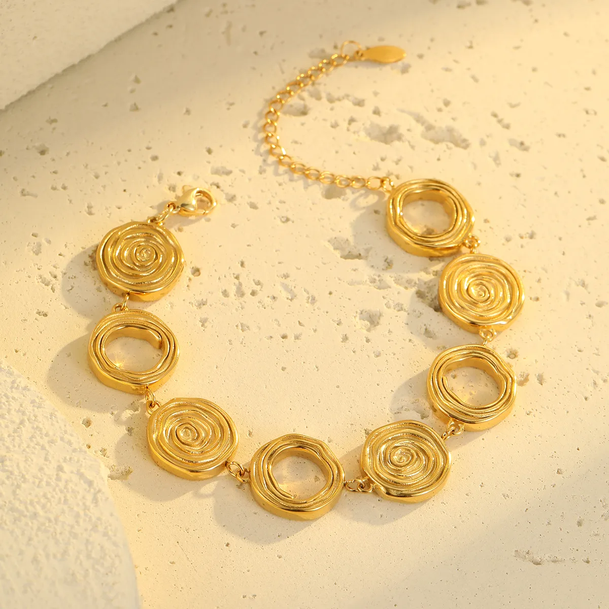 IG Style Classic Style Commute Circle 304 Stainless Steel Unisex Bracelets Necklace display picture 5
