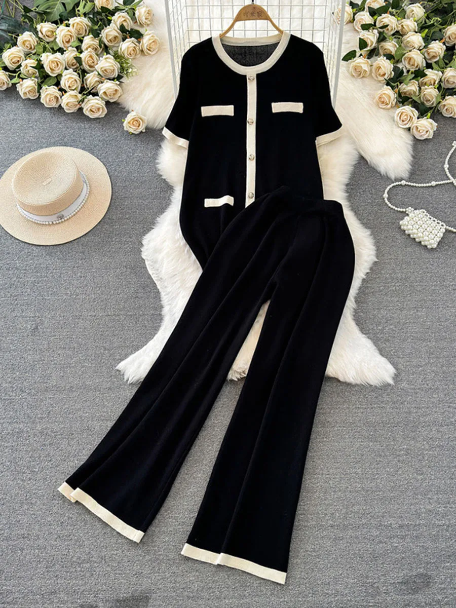 Outdoor Women's Casual Vintage Style Color Block Polyester Pant Co-ord Set Shorts Sets display picture 3