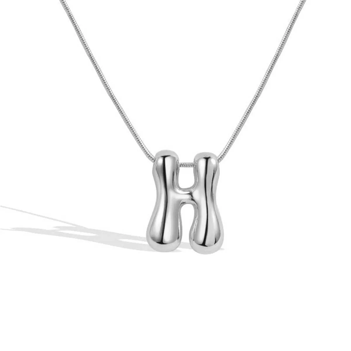 Casual Classic Style Letter 304 Stainless Steel Polishing Plating 18K Gold Plated Unisex Pendant Necklace display picture 42