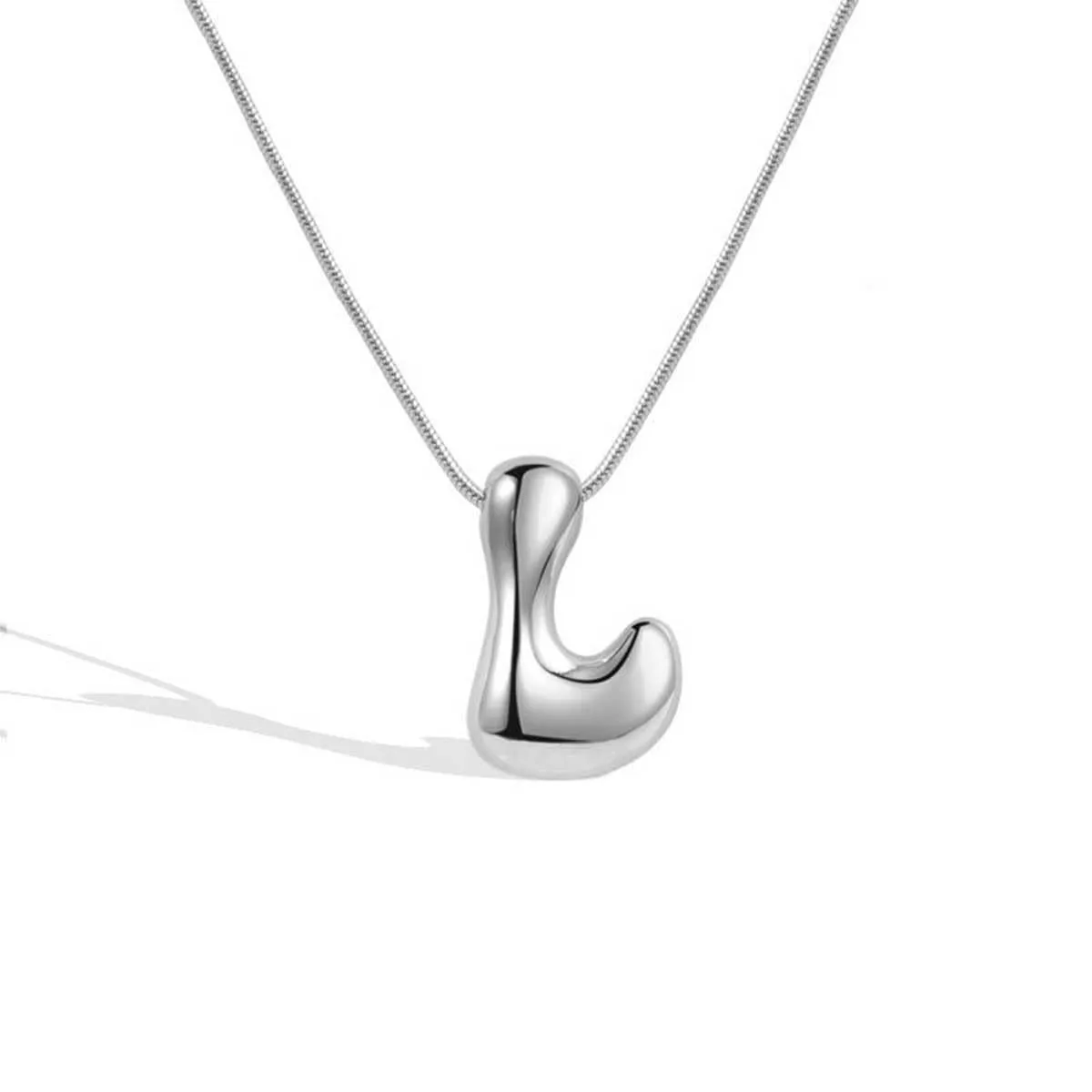 Casual Classic Style Letter 304 Stainless Steel Polishing Plating 18K Gold Plated Unisex Pendant Necklace display picture 35