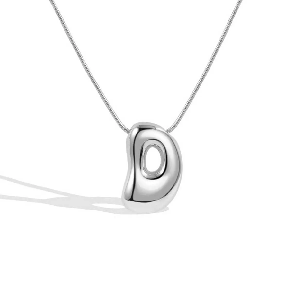 Casual Classic Style Letter 304 Stainless Steel Polishing Plating 18K Gold Plated Unisex Pendant Necklace display picture 34