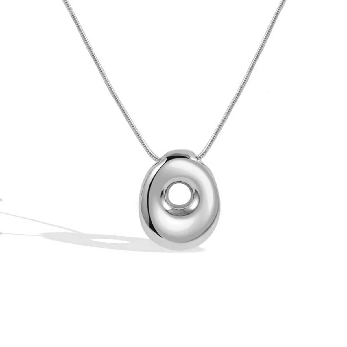 Casual Classic Style Letter 304 Stainless Steel Polishing Plating 18K Gold Plated Unisex Pendant Necklace display picture 32