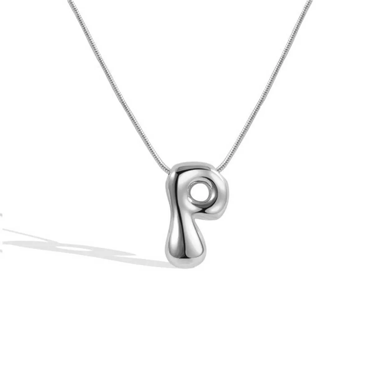Casual Classic Style Letter 304 Stainless Steel Polishing Plating 18K Gold Plated Unisex Pendant Necklace display picture 33