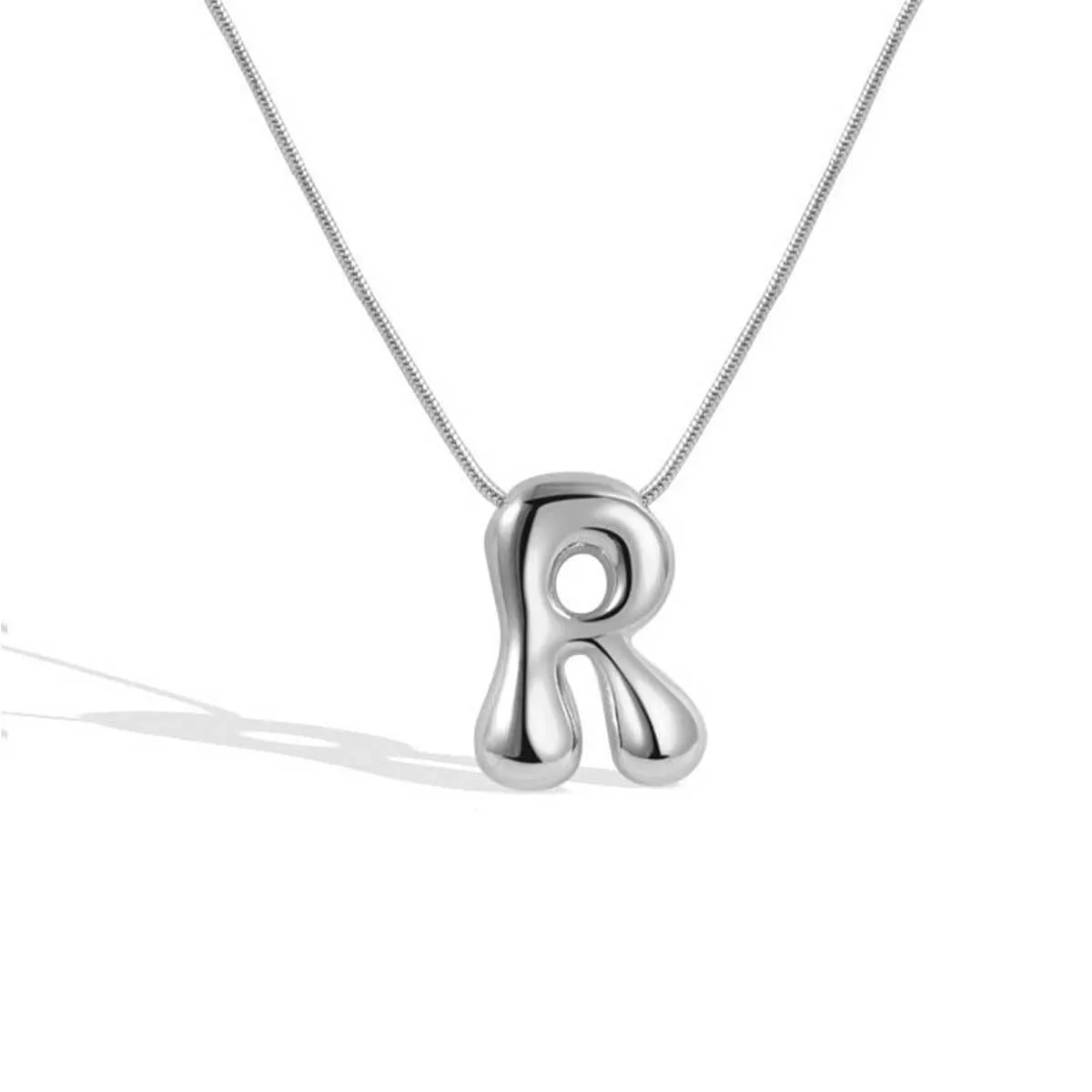 Casual Classic Style Letter 304 Stainless Steel Polishing Plating 18K Gold Plated Unisex Pendant Necklace display picture 45