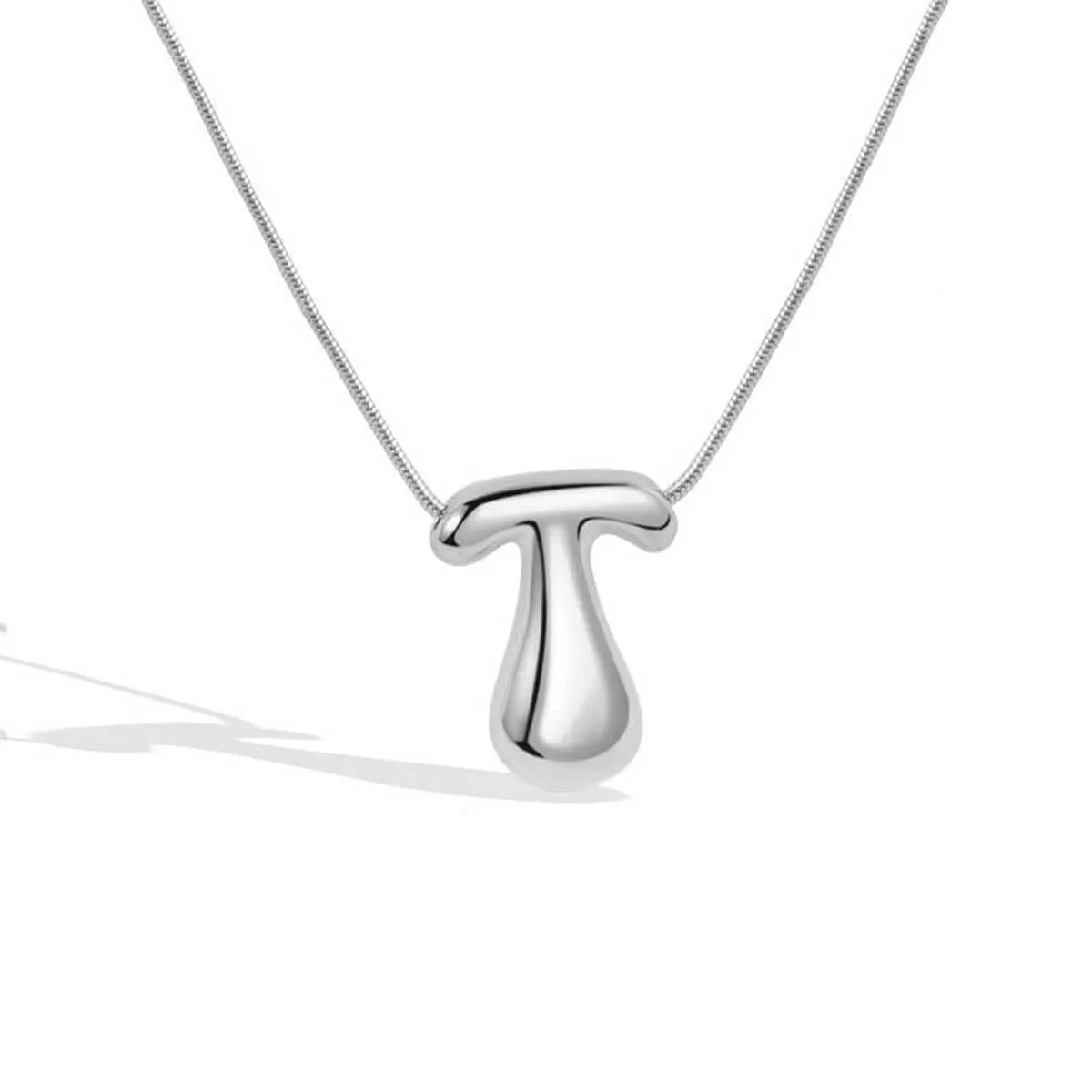 Casual Classic Style Letter 304 Stainless Steel Polishing Plating 18K Gold Plated Unisex Pendant Necklace display picture 54