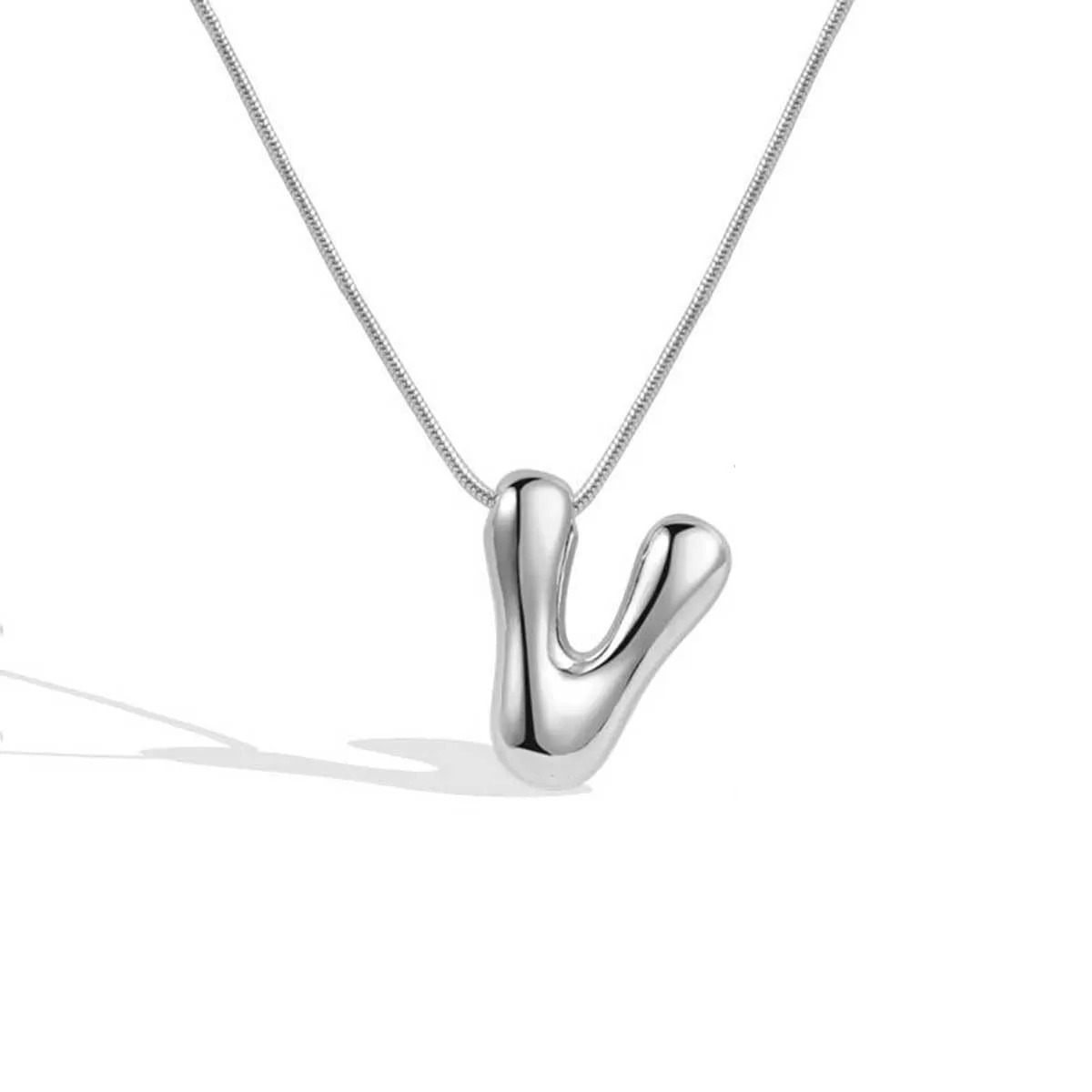 Casual Classic Style Letter 304 Stainless Steel Polishing Plating 18K Gold Plated Unisex Pendant Necklace display picture 43