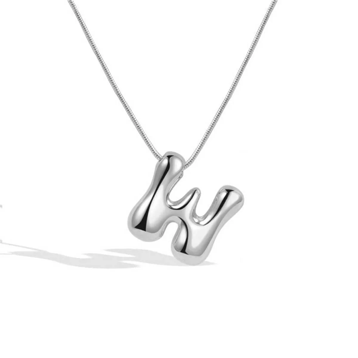 Casual Classic Style Letter 304 Stainless Steel Polishing Plating 18K Gold Plated Unisex Pendant Necklace display picture 50