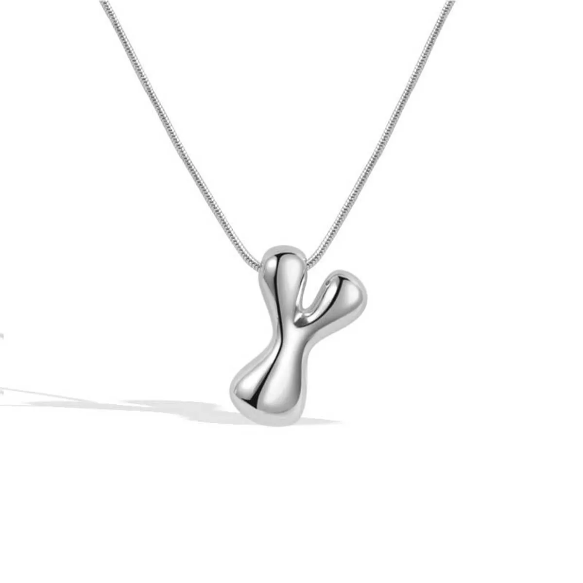 Casual Classic Style Letter 304 Stainless Steel Polishing Plating 18K Gold Plated Unisex Pendant Necklace display picture 52
