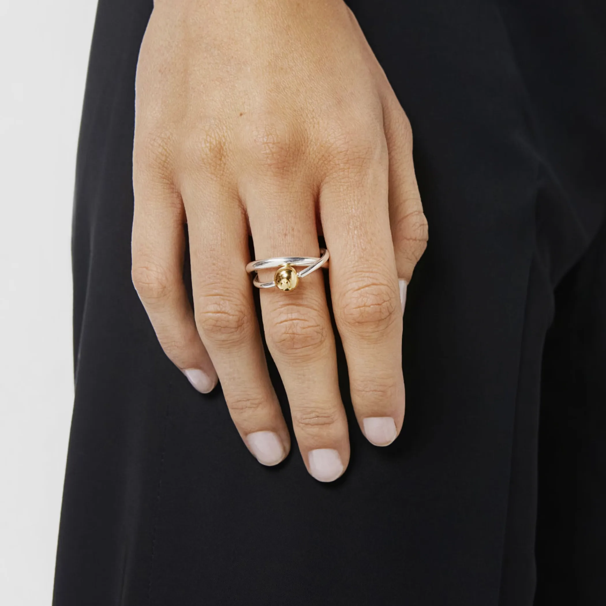 Basic Vacation Commute Geometric 316 Stainless Steel  Women's Rings display picture 3