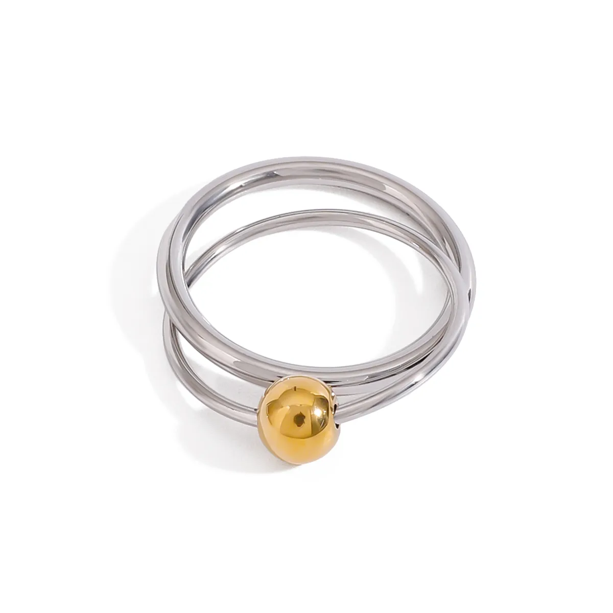 Basic Vacation Commute Geometric 316 Stainless Steel  Women's Rings display picture 10