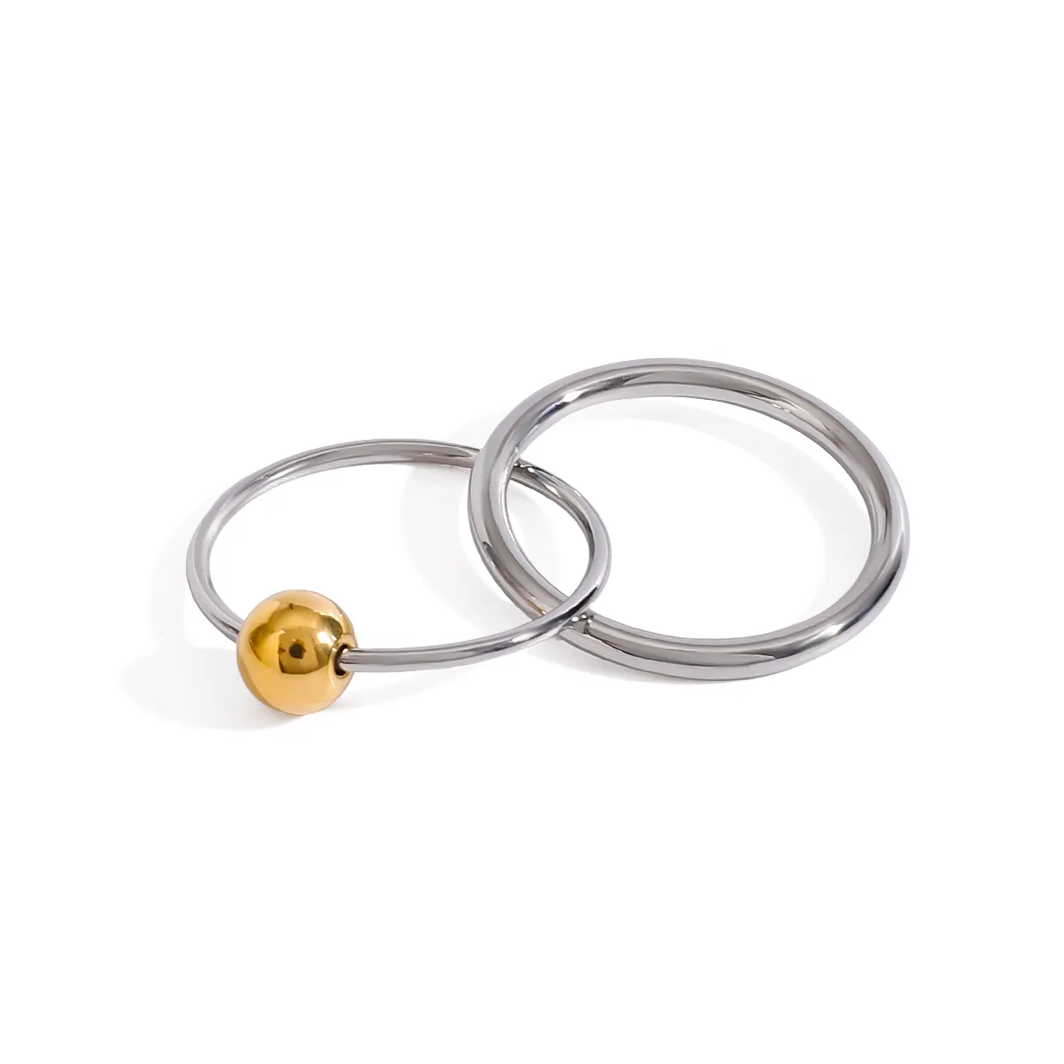 Basic Vacation Commute Geometric 316 Stainless Steel  Women's Rings display picture 11