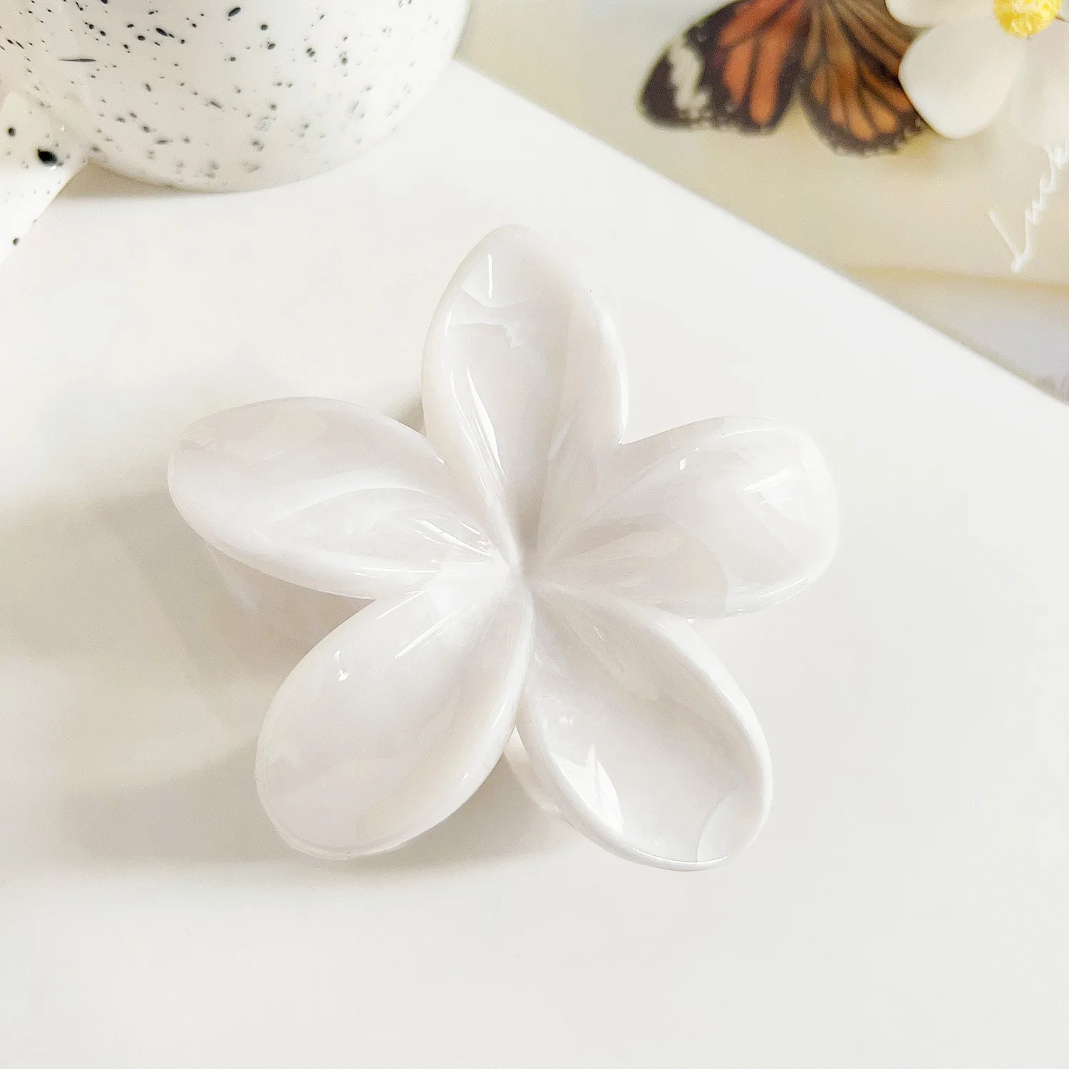 Women's Sweet Plumeria Plastic Hair Claws display picture 6