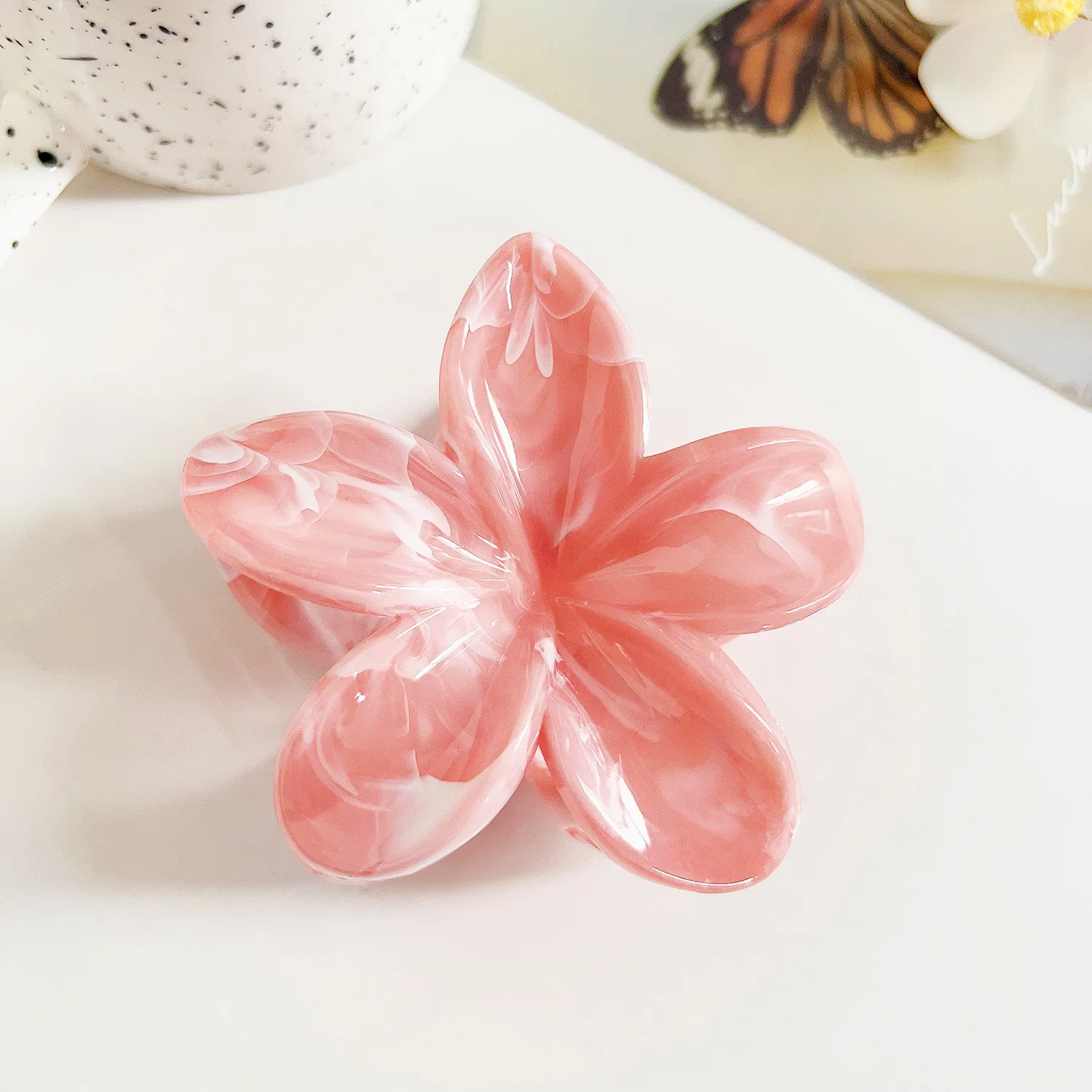 Women's Sweet Plumeria Plastic Hair Claws display picture 10