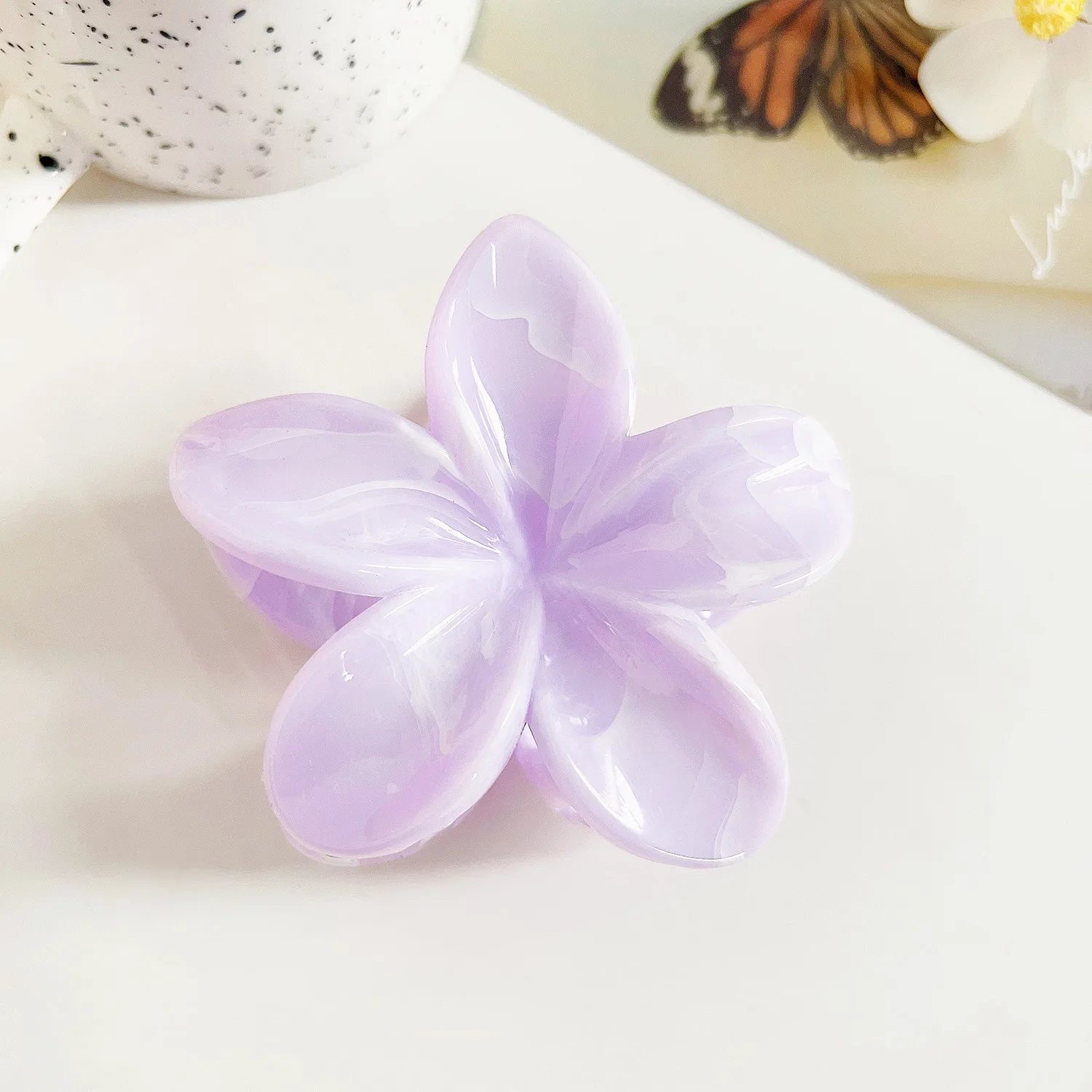Women's Sweet Plumeria Plastic Hair Claws display picture 12