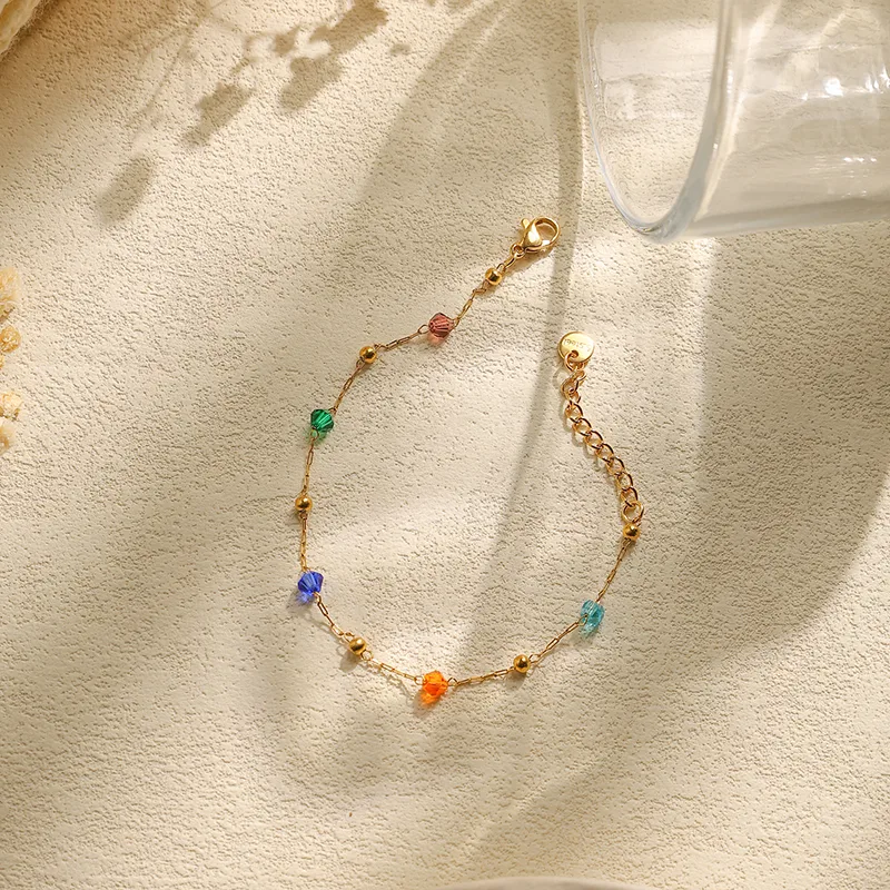 Sweet Simple Style Commute Geometric 304 Stainless Steel Plating 18K Gold Plated Women's Bracelets display picture 3