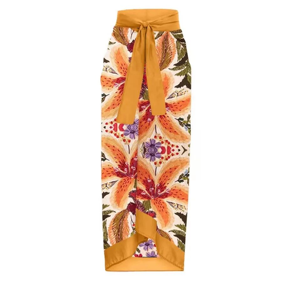 Women's Elegant Sexy Printing 2 Pieces 1 PCS/Package One Piece Swimwear display picture 3
