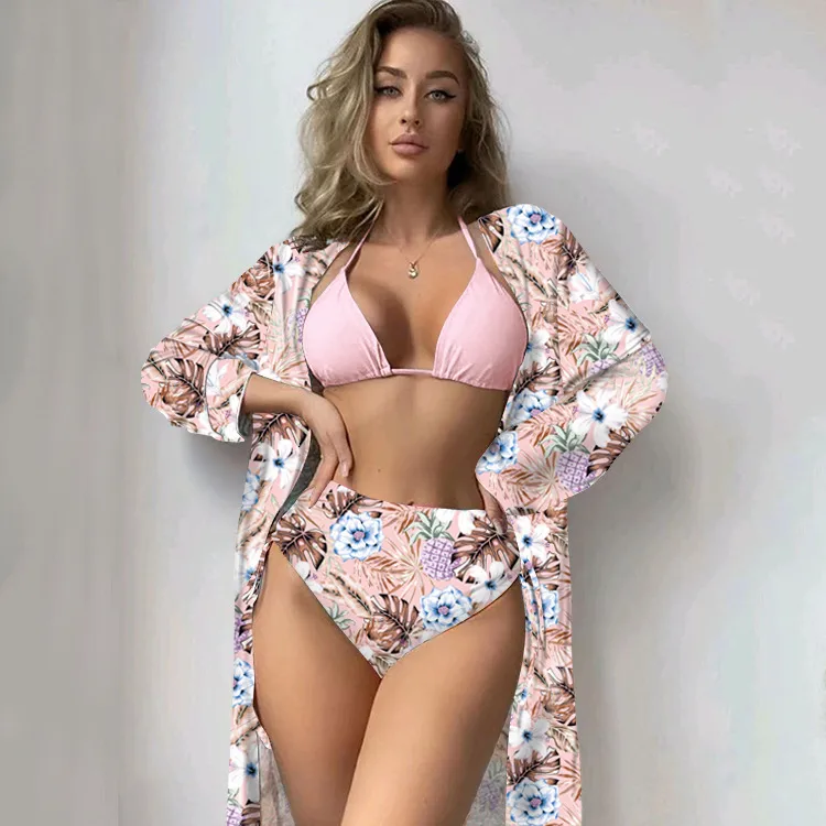 Women's Ditsy Floral 3 Pieces Set Swimwear display picture 13