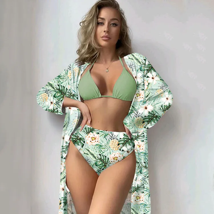 Women's Ditsy Floral 3 Pieces Set Swimwear display picture 4