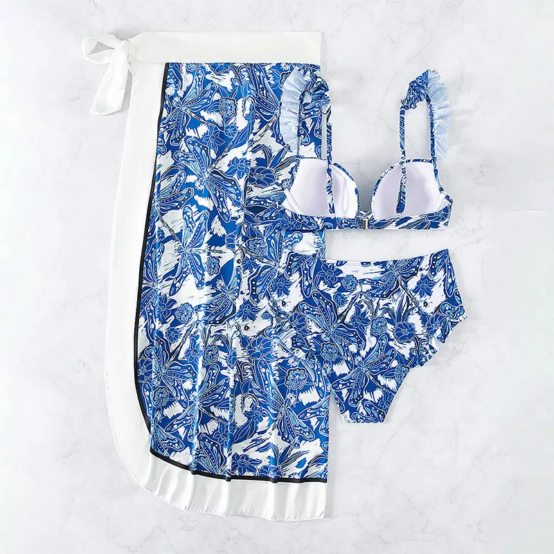Women's Casual Elegant Printing 2 Pieces Set 3 Pieces Set 1 PCS/Package Swimwear display picture 7