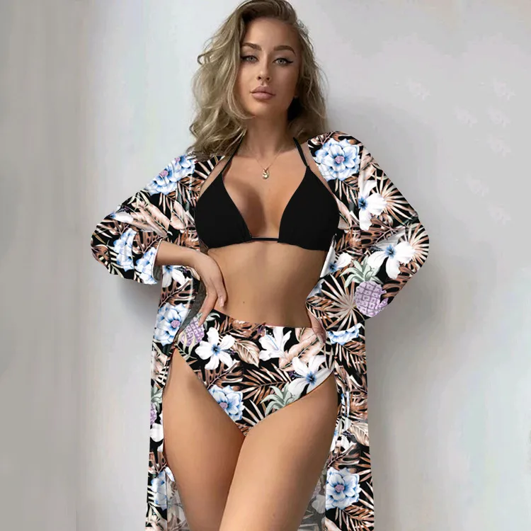 Women's Ditsy Floral 3 Pieces Set Swimwear display picture 10