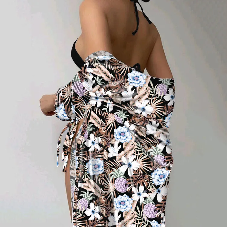 Women's Ditsy Floral 3 Pieces Set Swimwear display picture 12