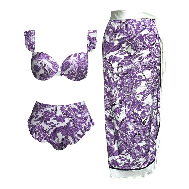 Women's Casual Elegant Printing 2 Pieces Set 3 Pieces Set 1 PCS/Package Swimwear display picture 19