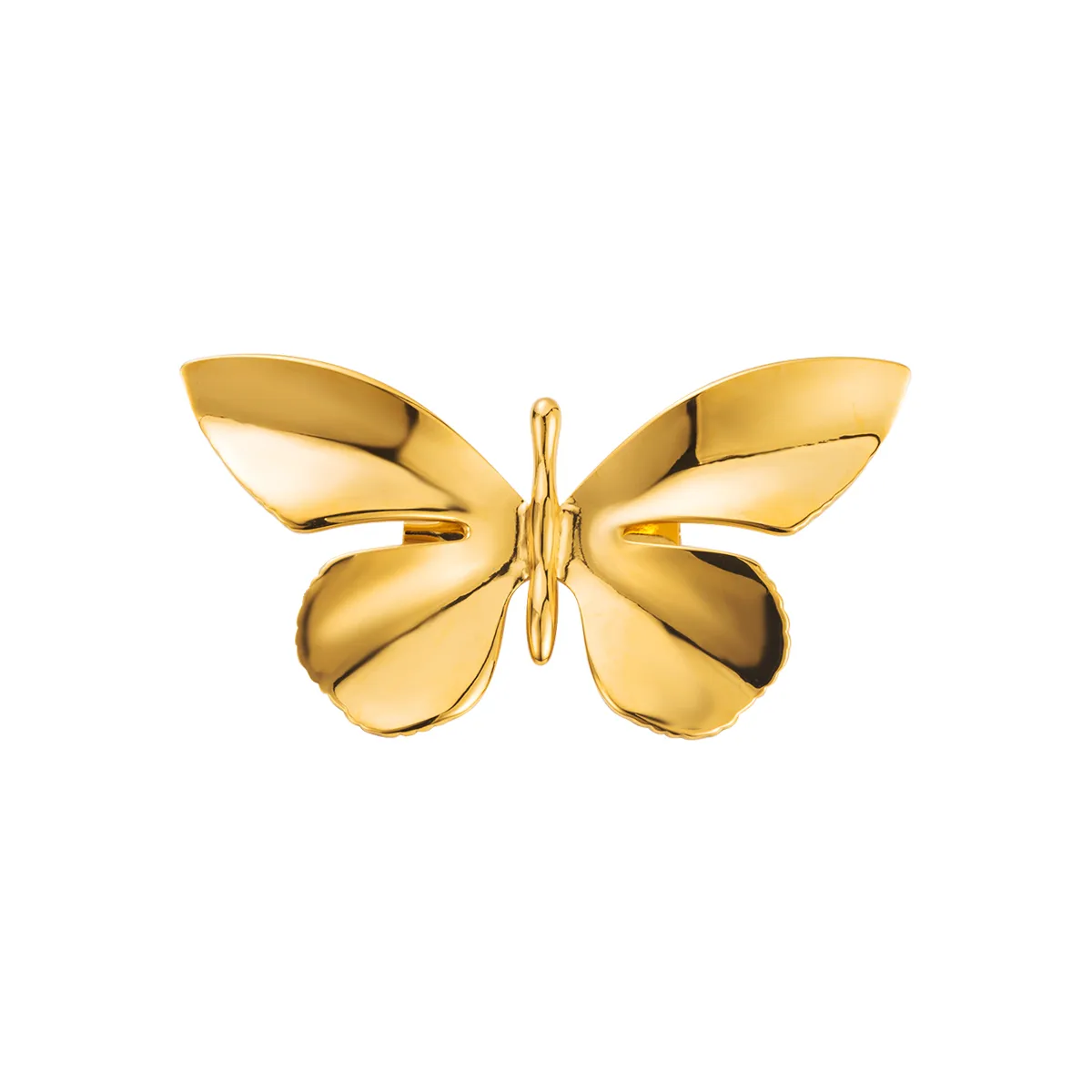 Modern Style Simple Style Butterfly Stainless Steel Women's Brooches display picture 6