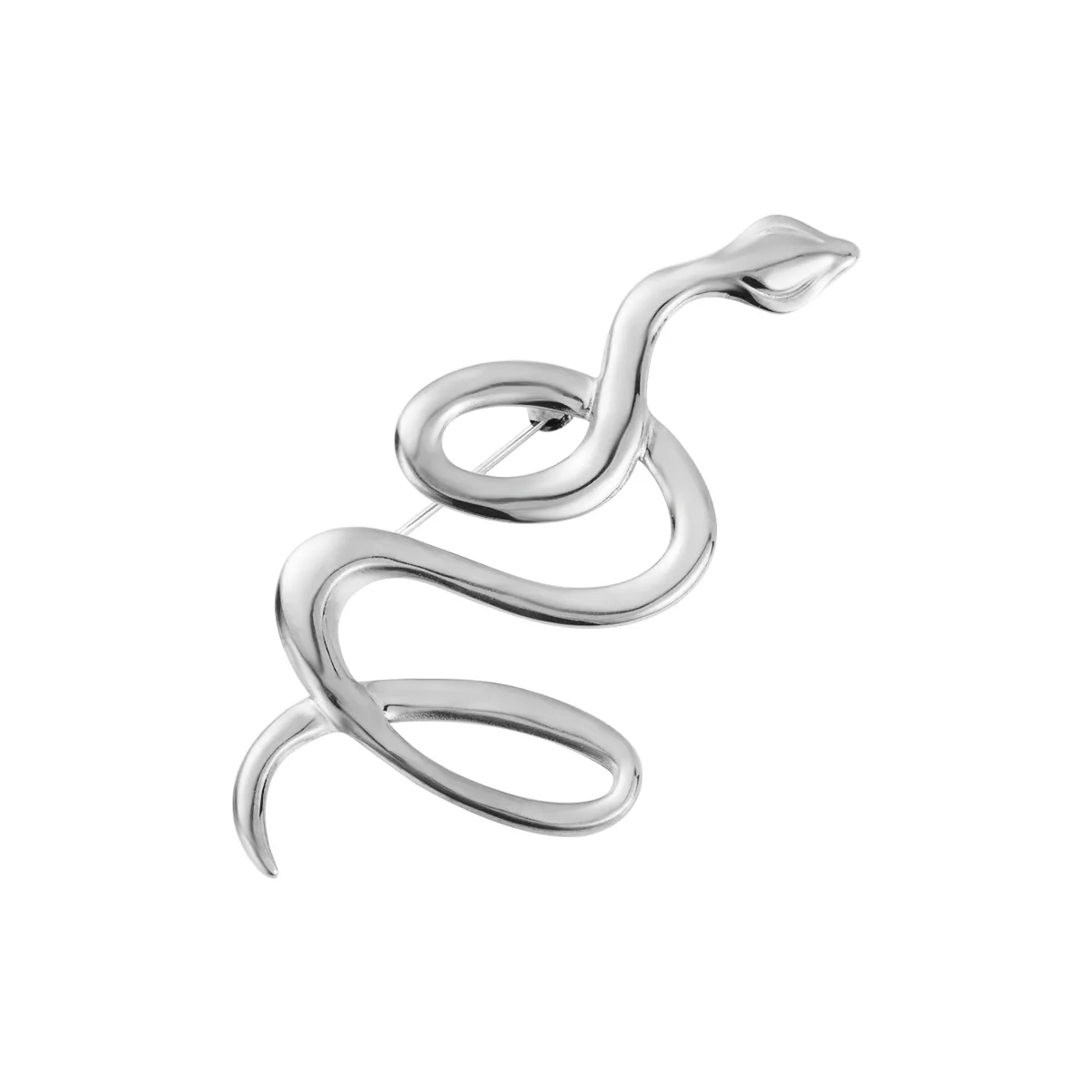 Simple Style Snake Stainless Steel Unisex Brooches display picture 2