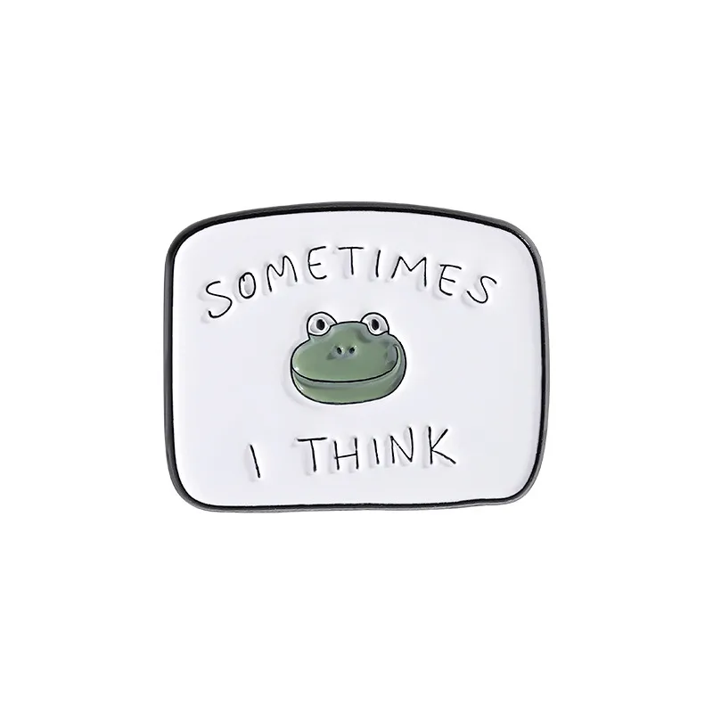 Cartoon Style Cute Frog Alloy Stamping Stoving Varnish Plating Unisex Brooches display picture 13