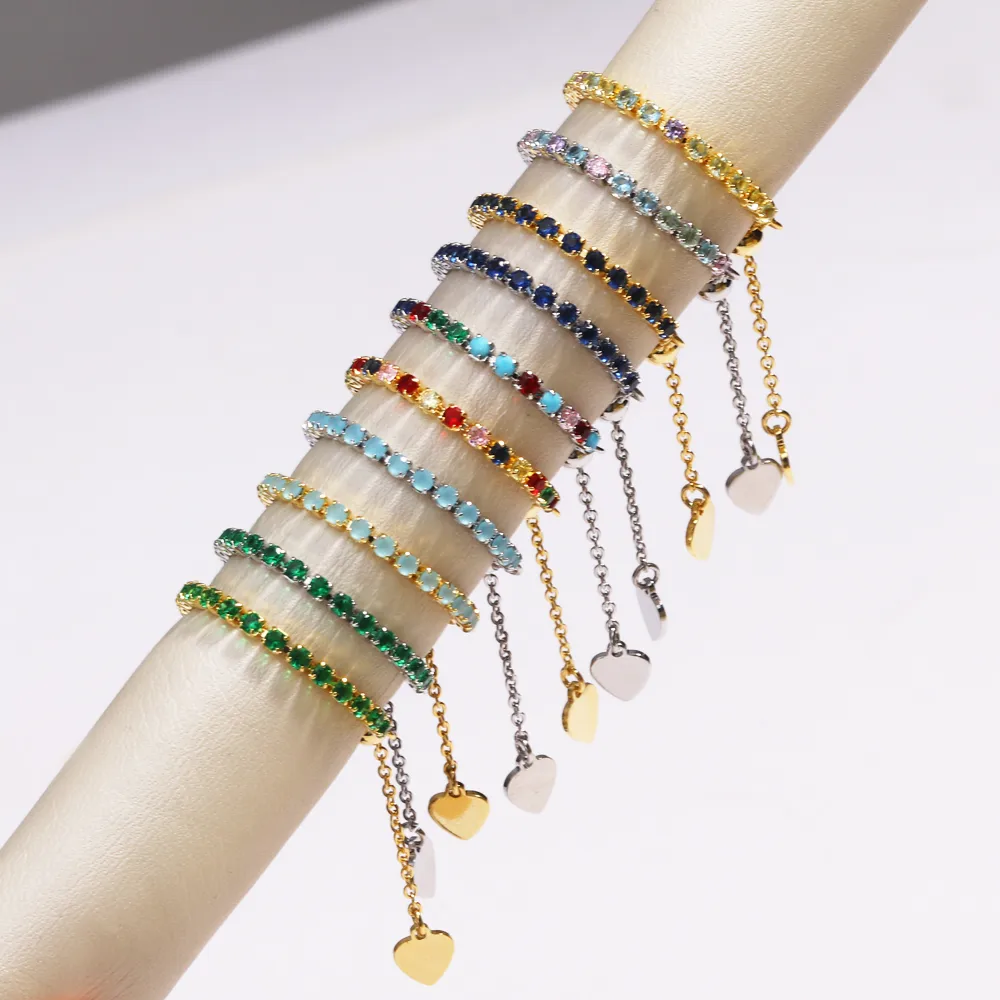 Classic Style Colorful Copper Inlay Artificial Rhinestones Glass Stone Zircon Women's Rings display picture 6