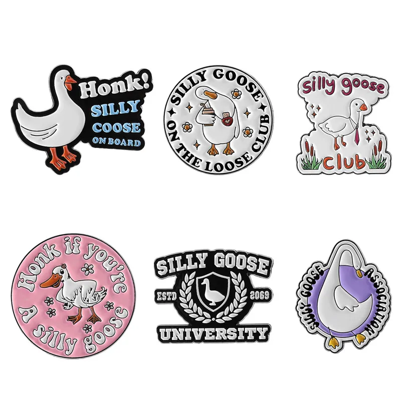 Cartoon Style Cute Cartoon Alloy Stamping Stoving Varnish Plating Unisex Brooches display picture 1