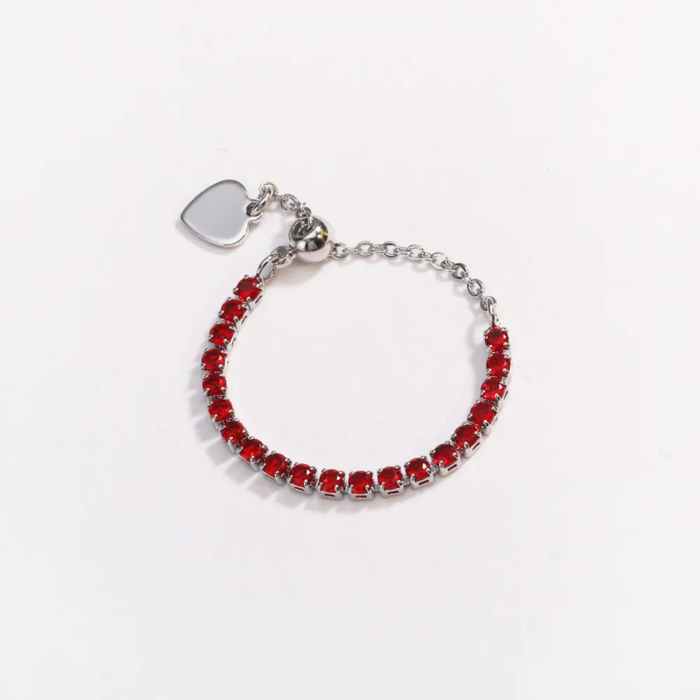 Classic Style Colorful Copper Inlay Artificial Rhinestones Glass Stone Zircon Women's Rings display picture 15