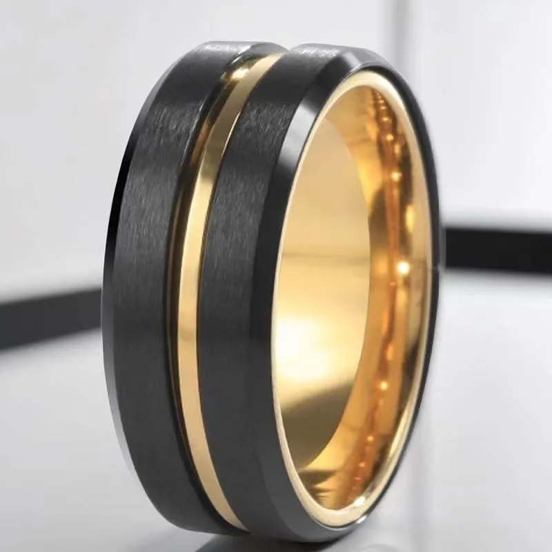 Ring Men's Hip Hop Non-fading Ins Men's Fashionable Non-fading Rotating Rotating Men's Cold Niche Titanium Steel Ring display picture 4