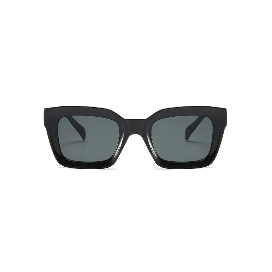 Vintage Style Vacation Simple Style Solid Color Ac Square Full Frame Glasses display picture 3