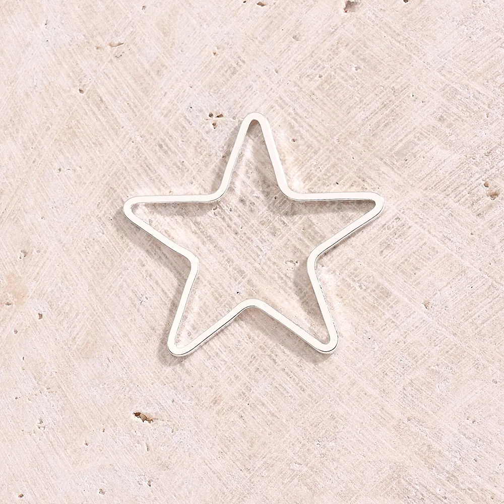 Handmade Modern Style Simple Style Pentagram Simple Wreath Copper Handmade Polishing Plating 18K Gold Plated Silver Plated DIY Jewelry Accessories display picture 3
