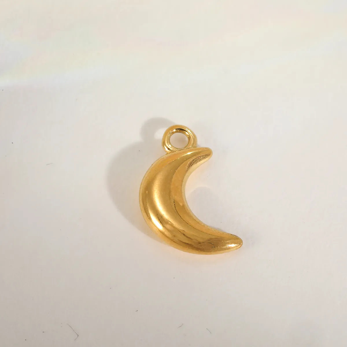 Cute Simple Style Commute Moon Flower Butterfly 304 Stainless Steel 14K Gold Plated DIY Jewelry Accessories display picture 1