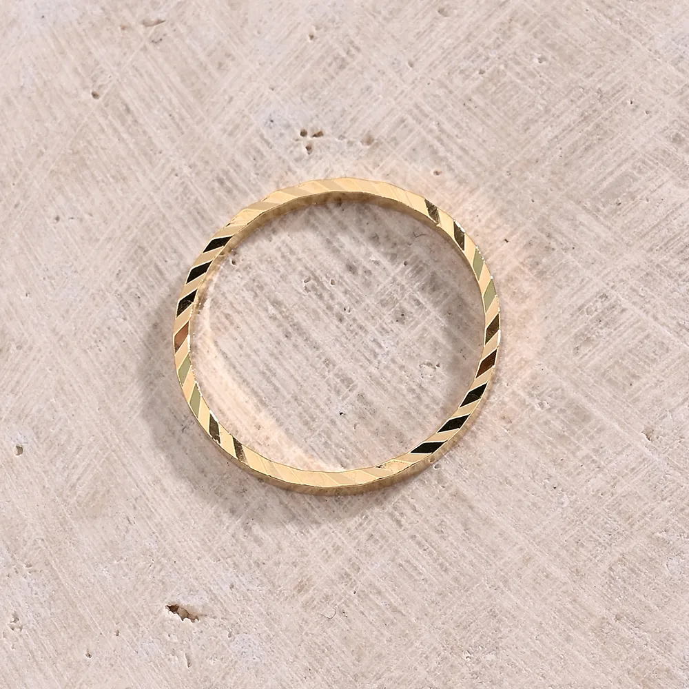 Handmade Modern Style Simple Style Round Simple Copper Handmade Polishing Plating 18K Gold Plated Silver Plated DIY Jewelry Accessories display picture 7
