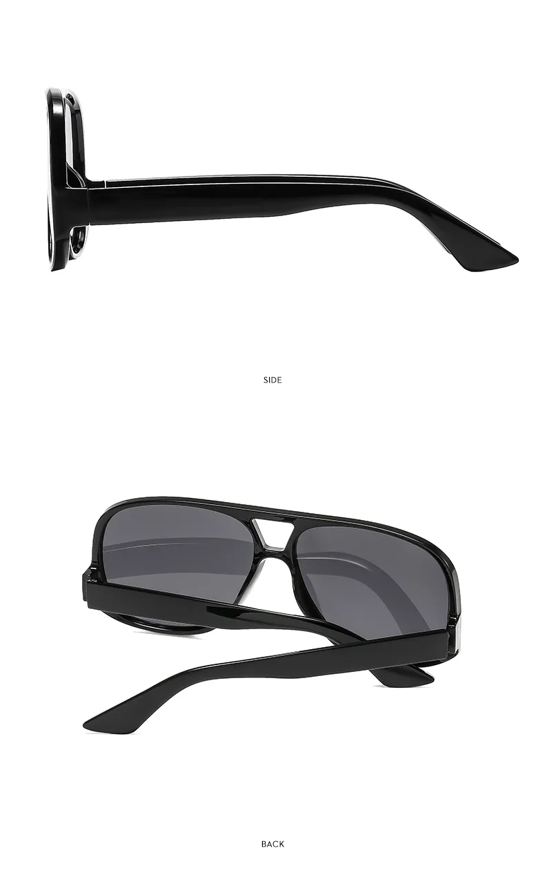 Casual Leopard Ac Toad Glasses Avaitor Full Frame Glasses display picture 11