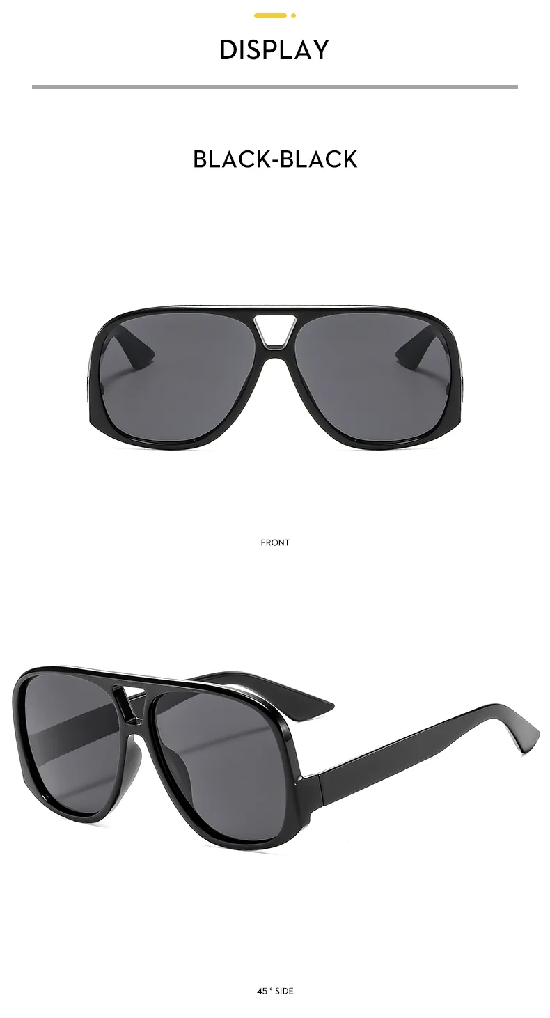 Casual Leopard Ac Toad Glasses Avaitor Full Frame Glasses display picture 12